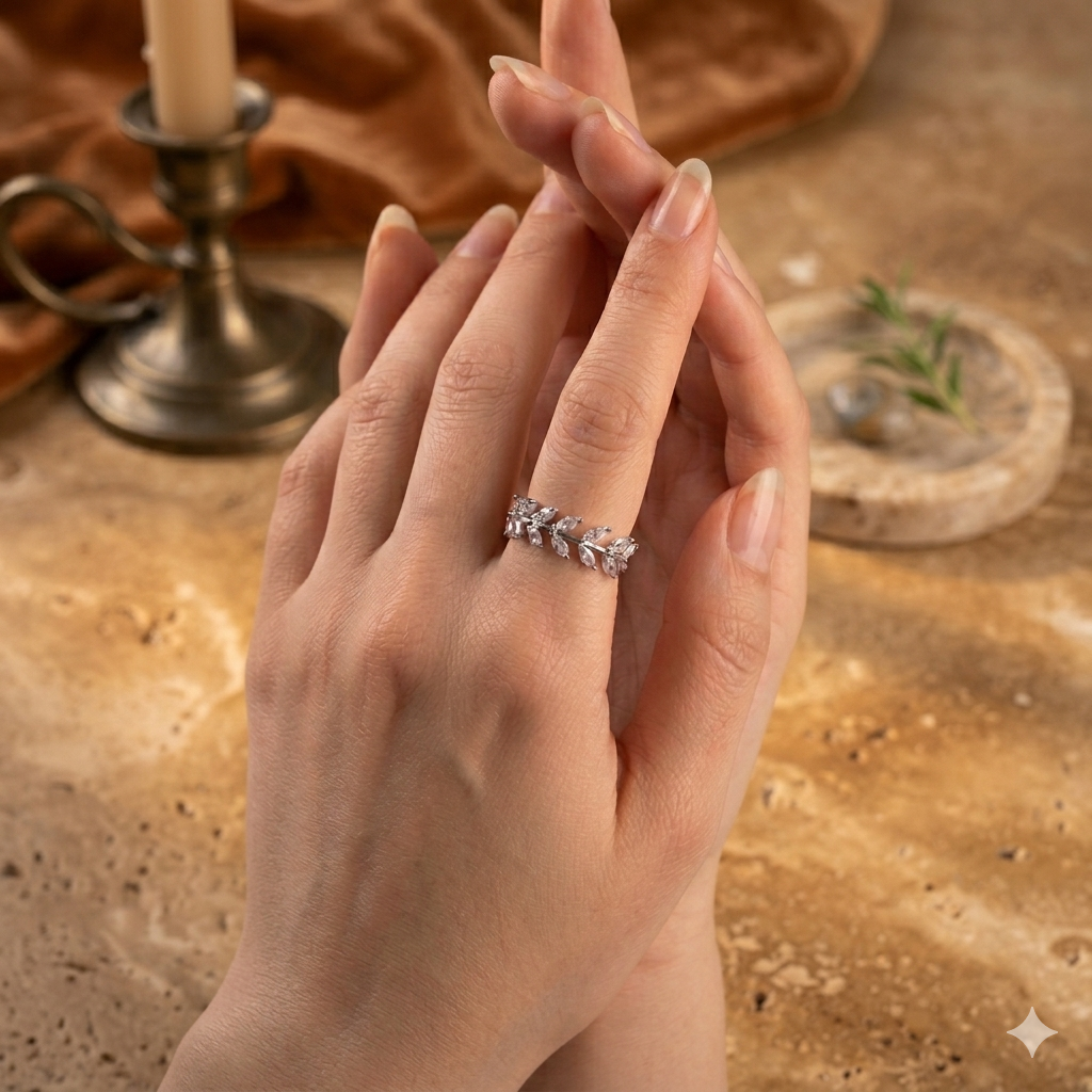 Eleganter Damenring mit funkelndem Design 💍