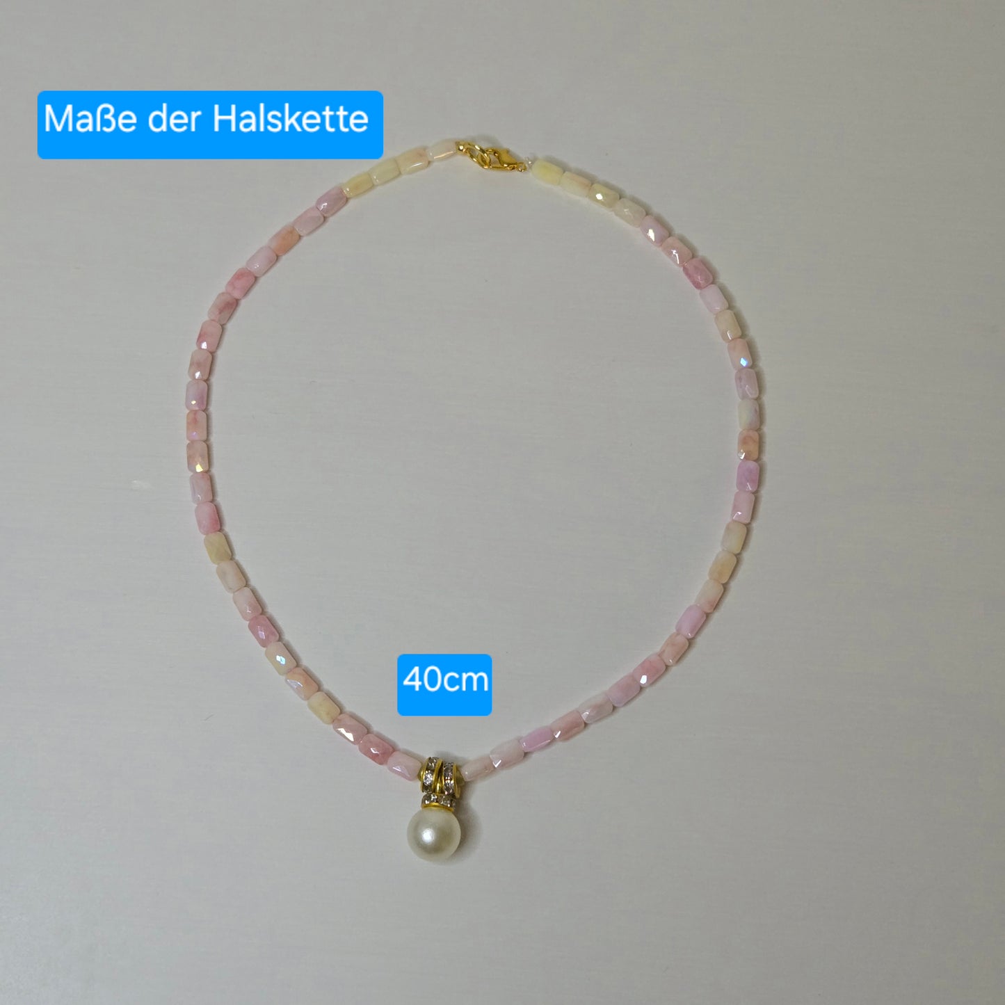 ✨️Handgefertigte Halskette.Elegante Halskette aus feinen.