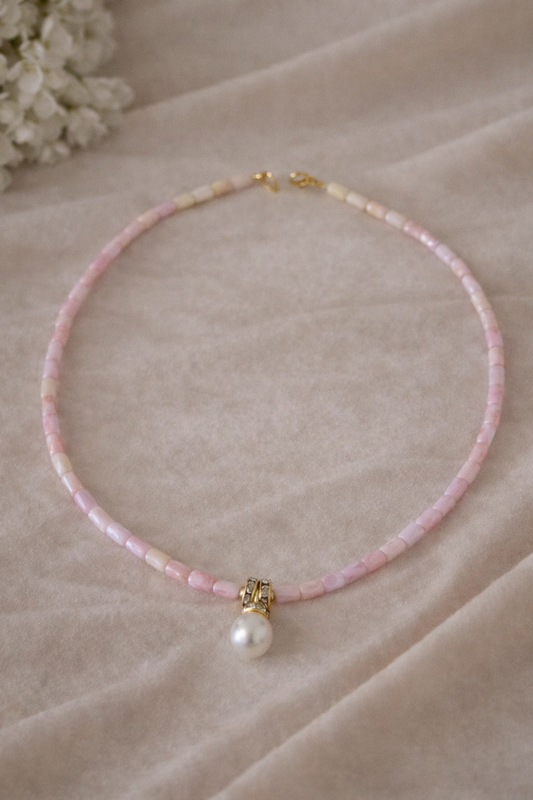 ✨️Handgefertigte Halskette.Elegante Halskette aus feinen.