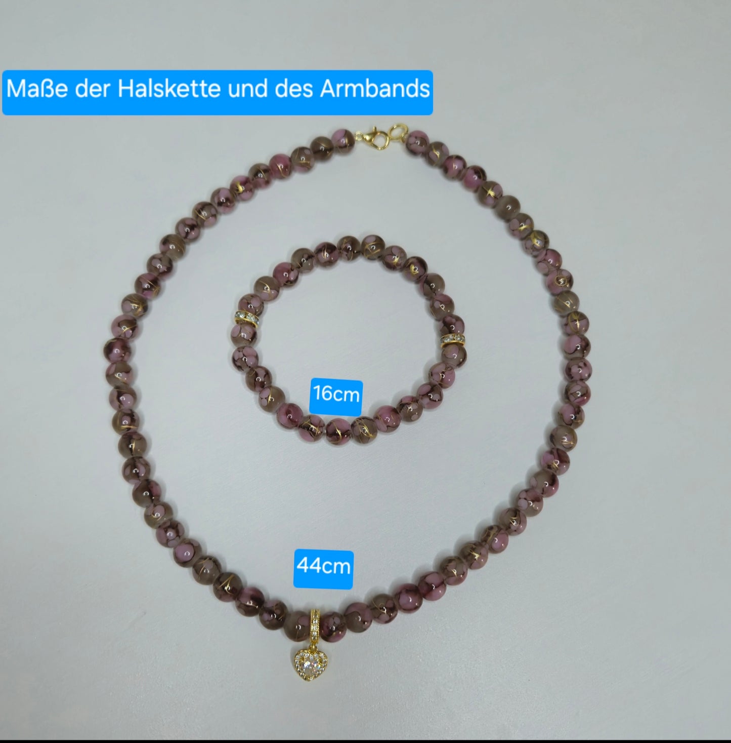 ✨️Handgefertigtes Schmuckset mit elegantem .